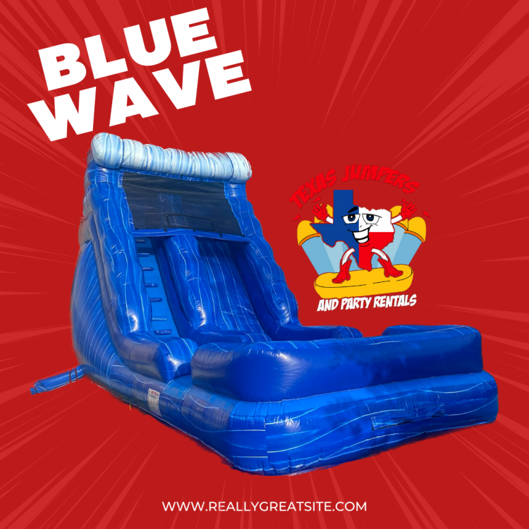 18' Blue Wave Slide with pool